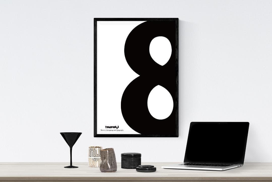 【超大型A1】TYPOGRAPHYSアートポスター（A1サイズ）#8998