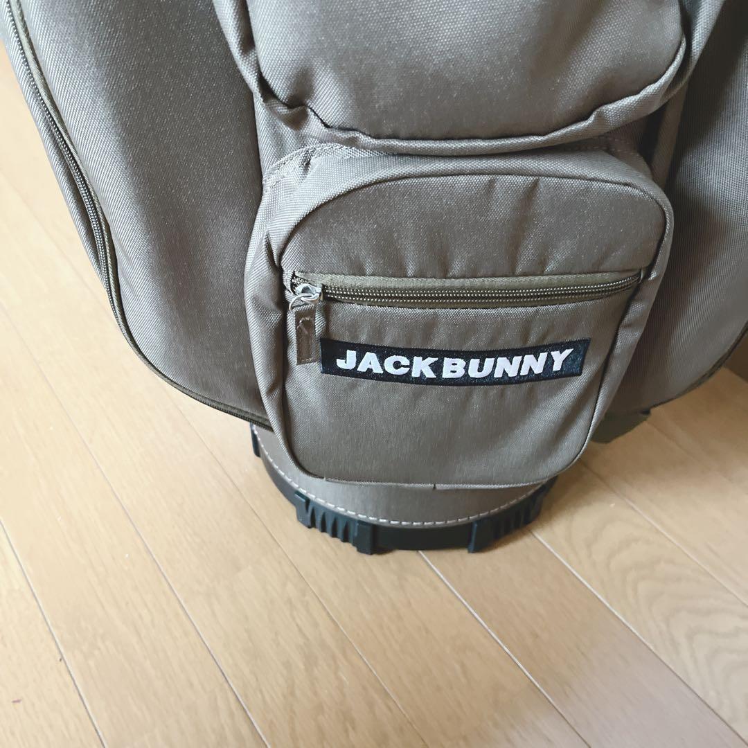 K304 JACK BUNNEY キャディバッグ カーキー色 フード ベルト無し