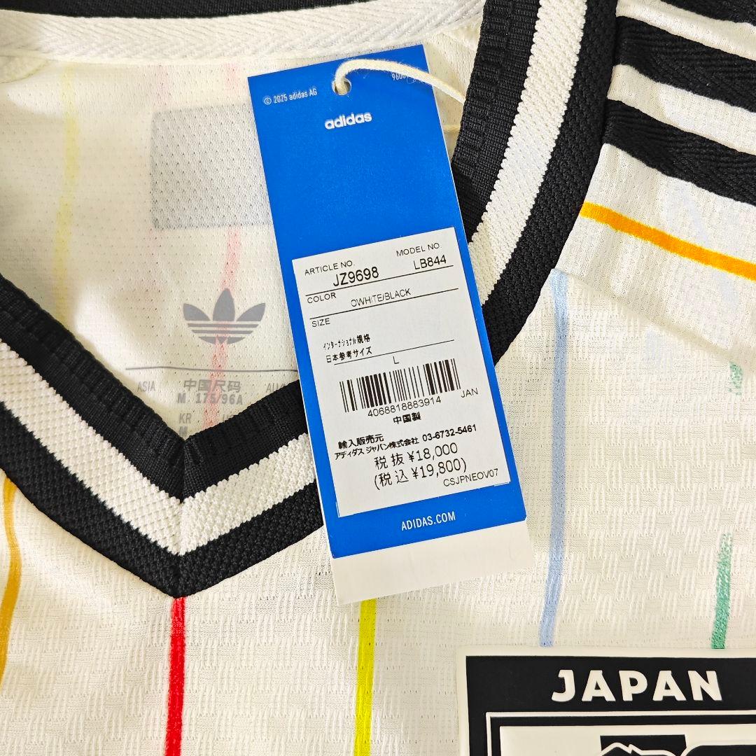 正規品 オーセンティック 日本代表 2026 アウェイ 長袖 JZ9698 L