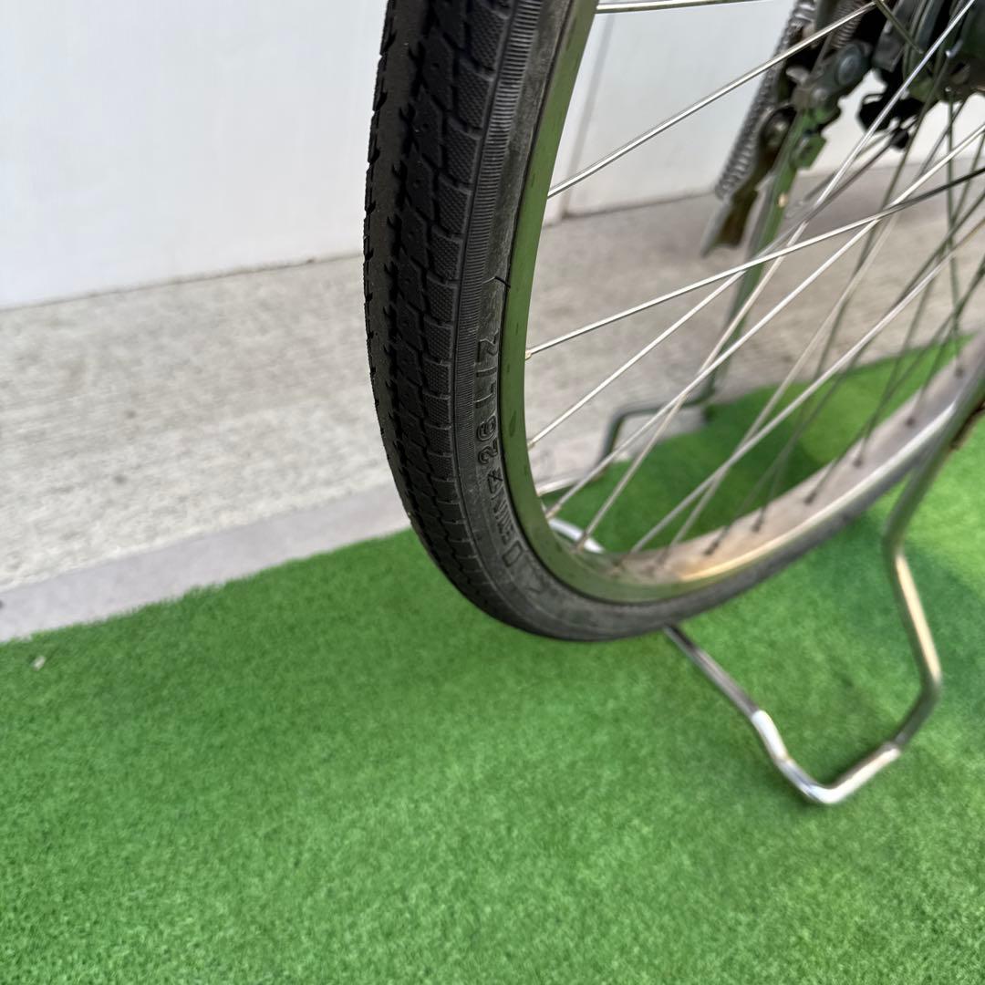 Panasonicパナソニック電動アシスト自転車26インチ レッド