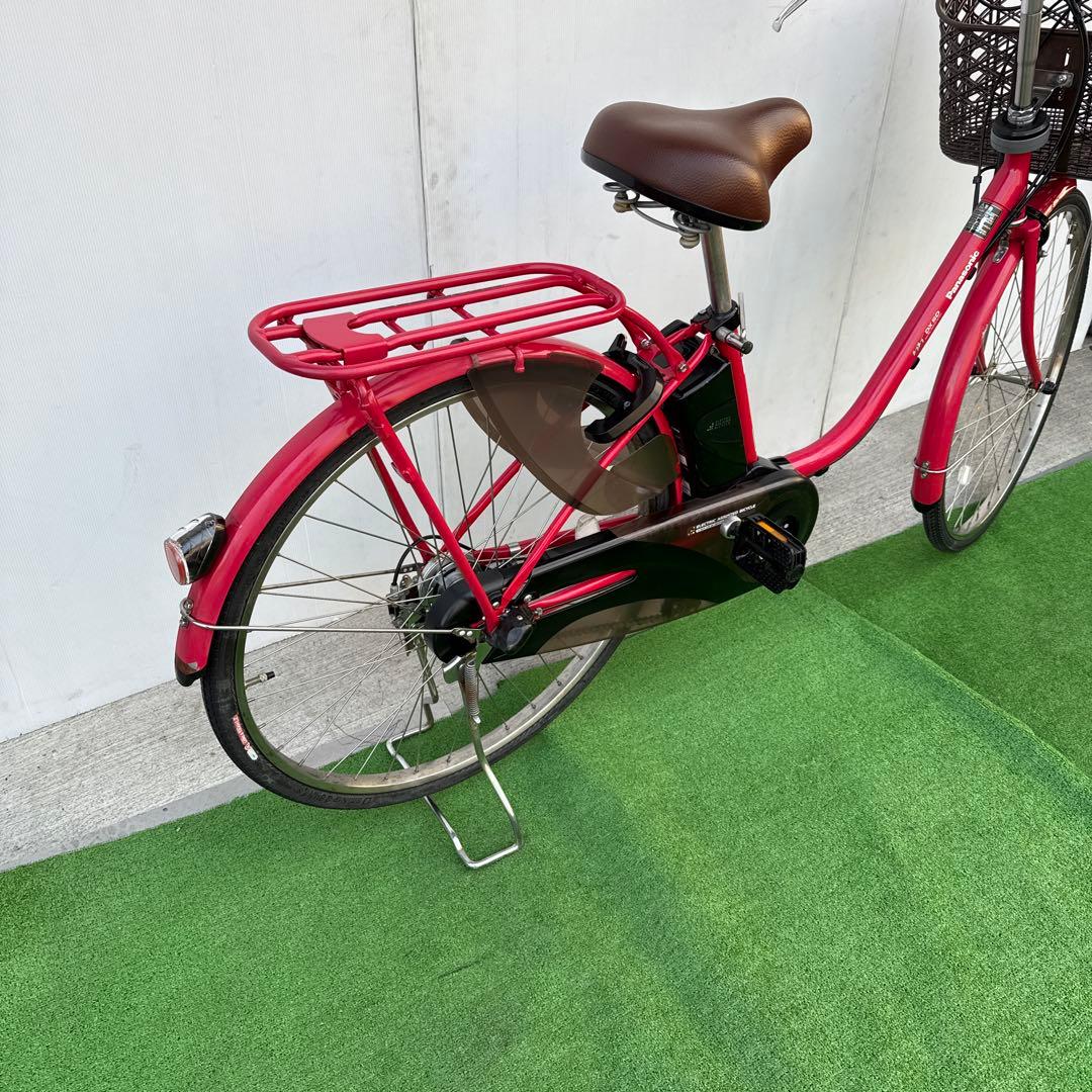 Panasonicパナソニック電動アシスト自転車26インチ レッド