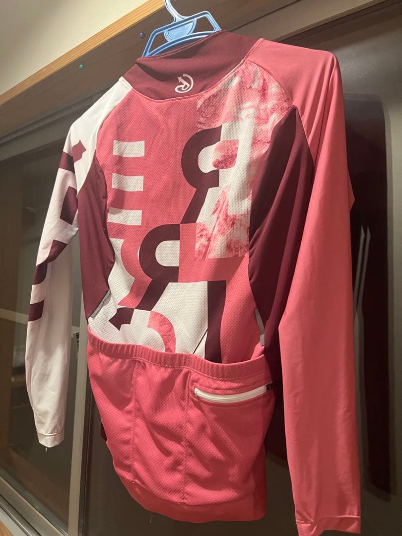 reric ピンク サイクルジャージ 長袖　レディースM