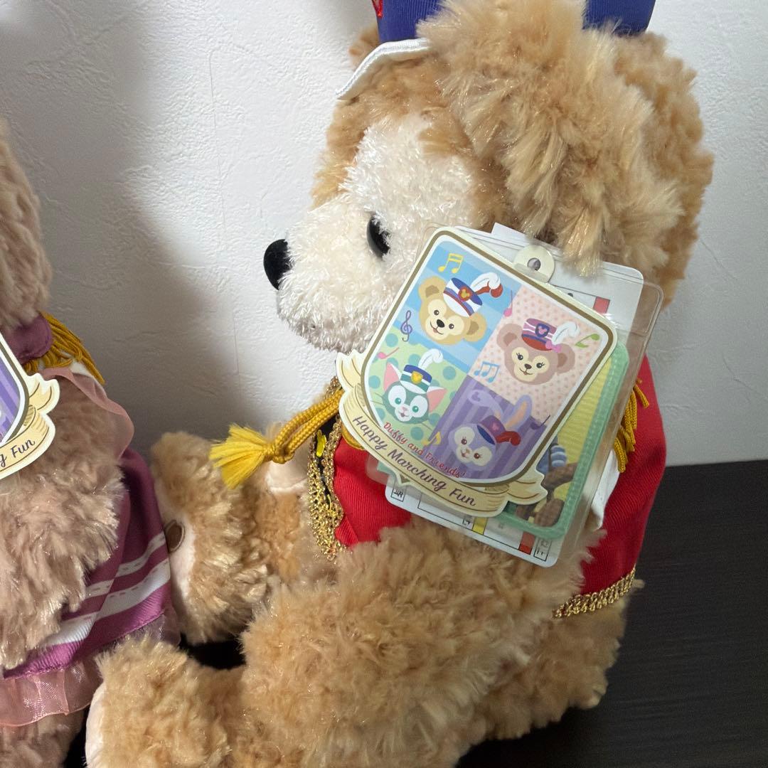 【美品】ダッフィー シェリーメイ 35周年マーチングファン ぬいぐるみセット