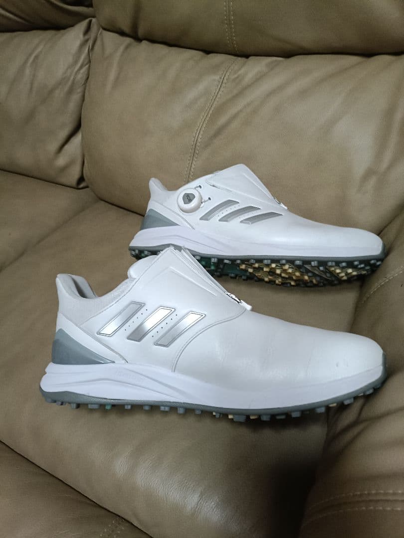 ゴルフシューズ adidas ホワイト 27.0 LIGHTSTRIKE BOA