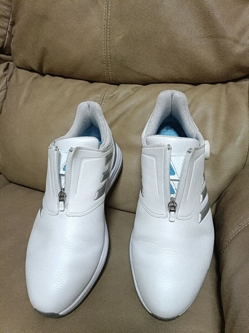 ゴルフシューズ adidas ホワイト 27.0 LIGHTSTRIKE BOA