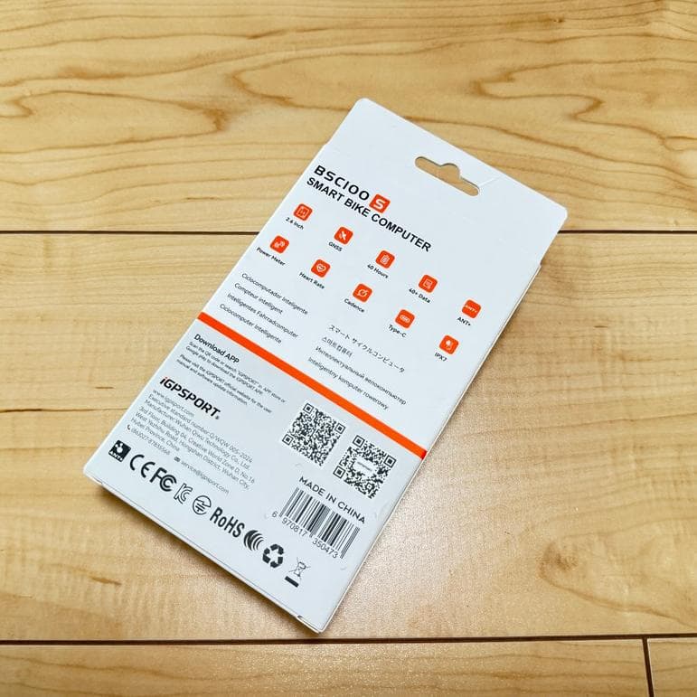 新品未開封【iGPSPORT】BSC100S　サイクルコンピューター　フルセット