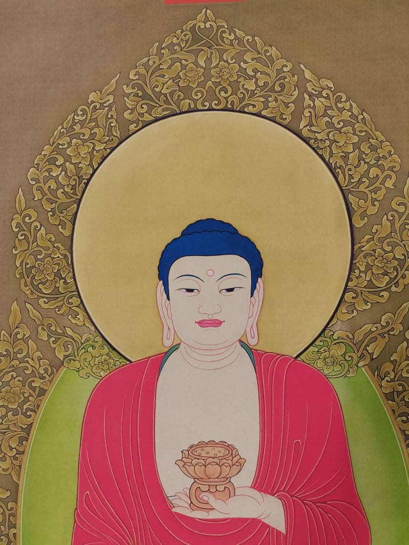 【丁云鹏】佛像 中国画 掛け軸 水墨画 和室 玄関 茶室 壁掛け 美術品