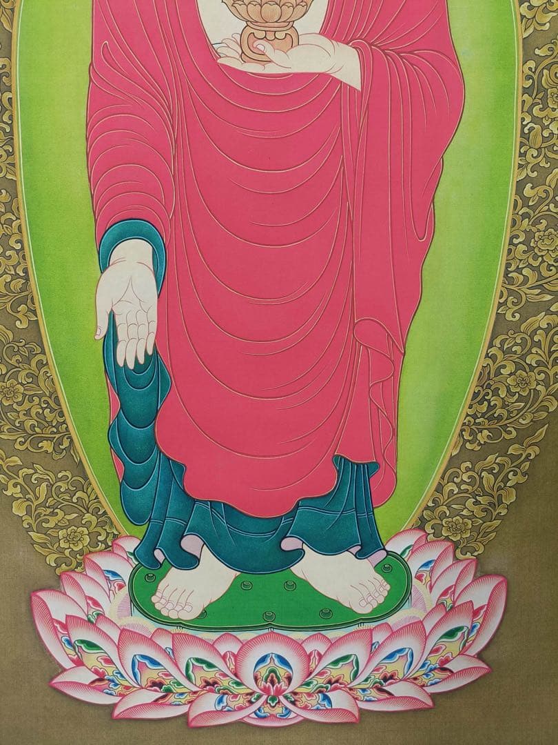 【丁云鹏】佛像 中国画 掛け軸 水墨画 和室 玄関 茶室 壁掛け 美術品