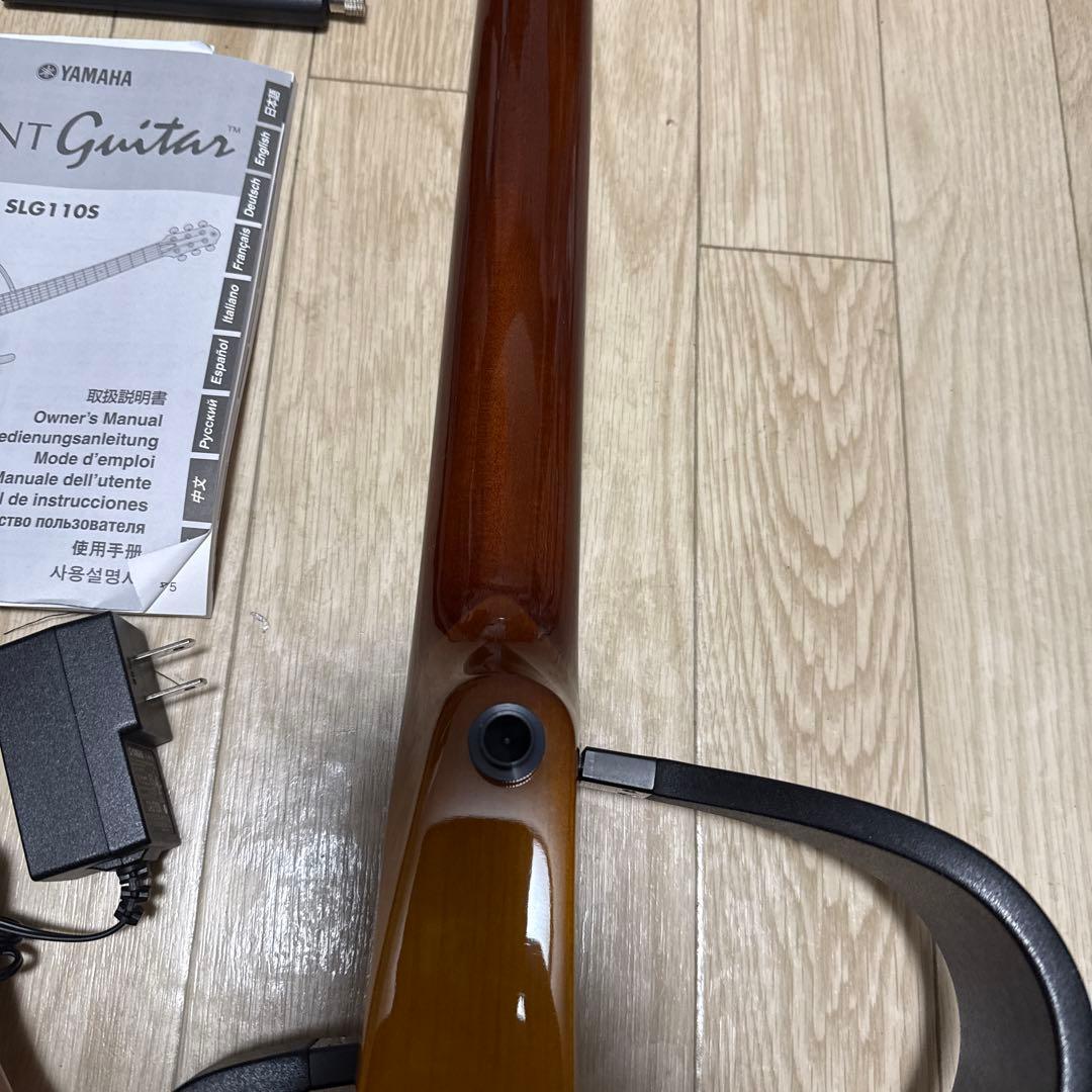 【YAMAHA SLG110S】サイレントギターセット ソフトケース付き【美品】