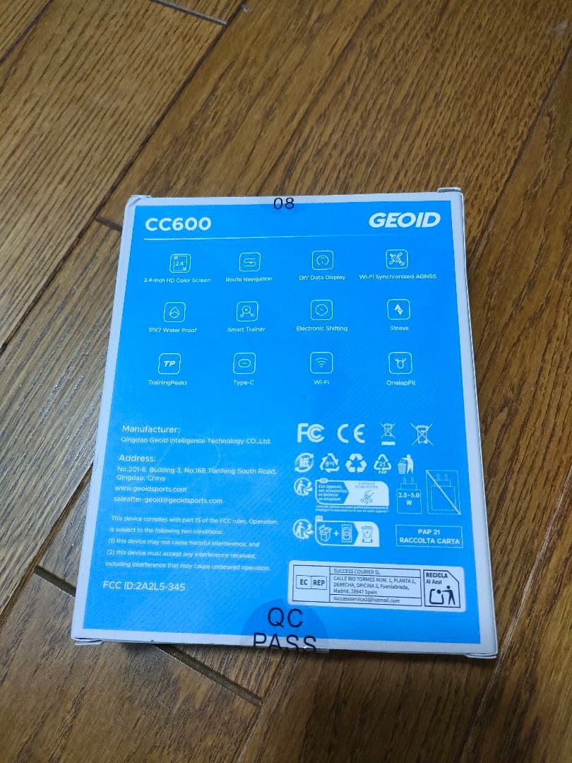 ★カラーナビ★サイコン★GEOID CC600★