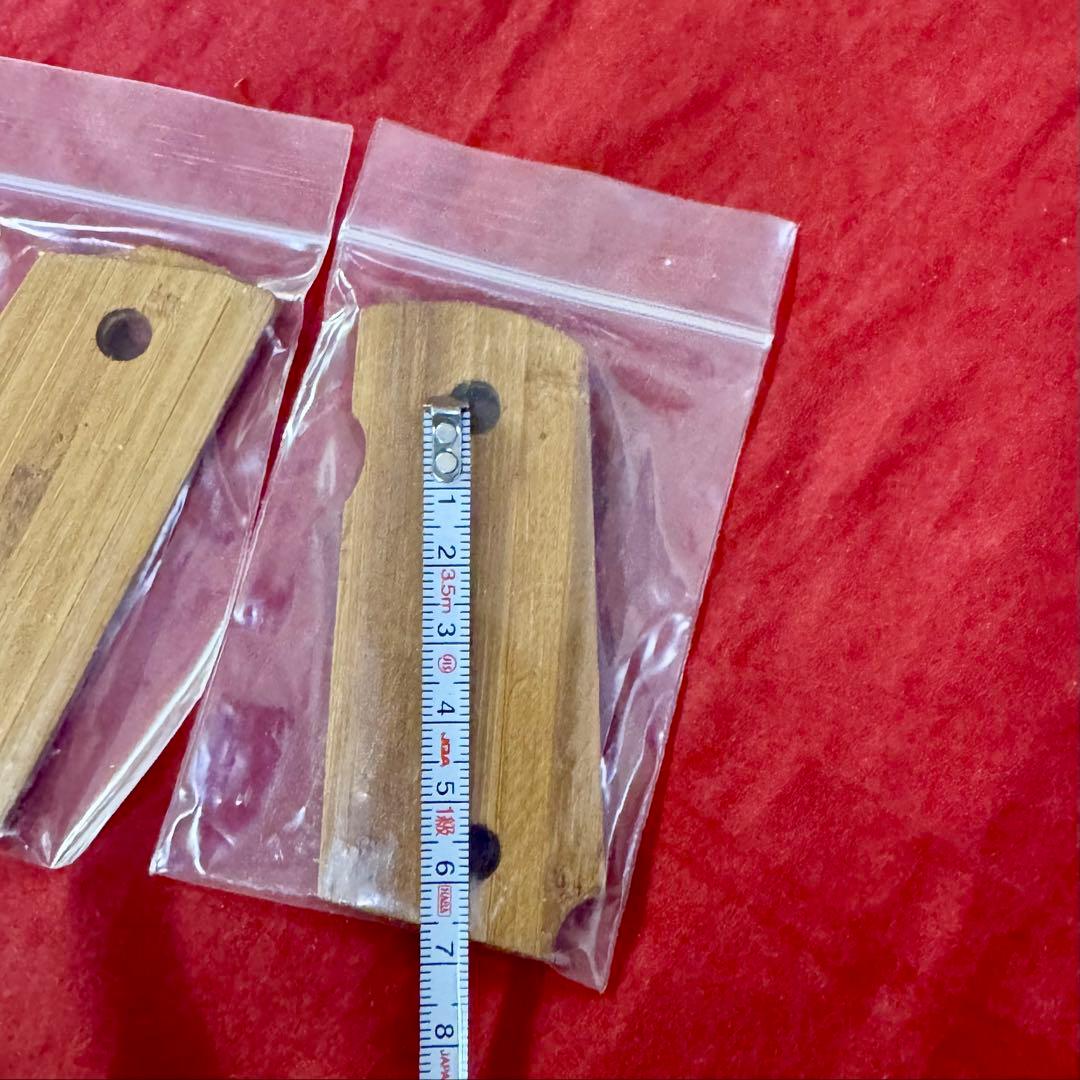 東京マルイ デトニクス.45 コンバットマスター用 木製グリップ