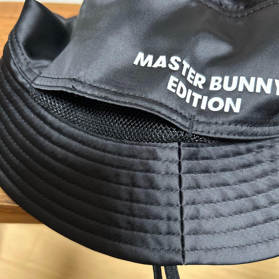 MASTER BUNNY EDITION ゴルフハット帽子　黒