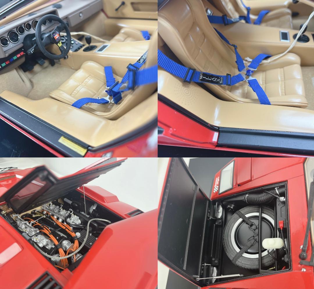 美品☘️　デアゴスティーニ 1/8 ランボルギーニ カウンタック LP500S