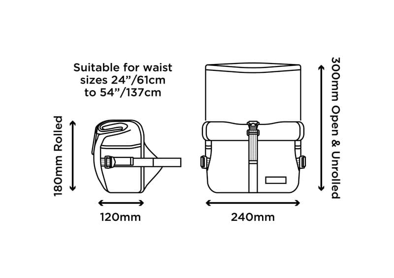 RESTRAP Utility Hip Pack ブラック