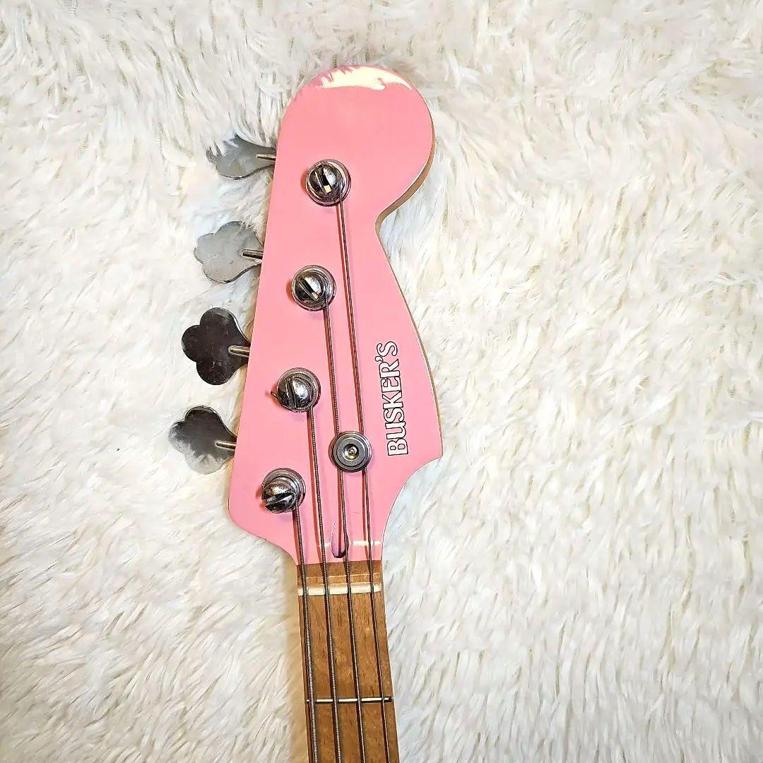 バスカーズ　BUSKER'S エレキベース ピンク