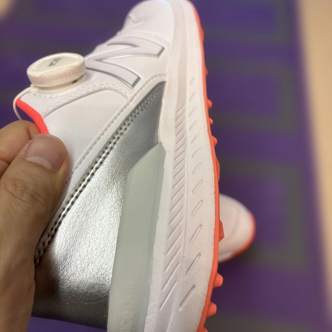New BalanceゴルフシューズBOA 996ホワイト25cm [新品]