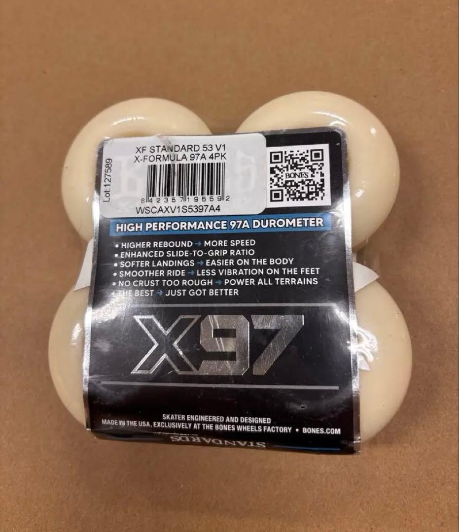 ウィール BONES X-FORMULA 97A 53mm STANDARD
