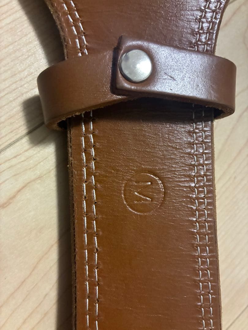 【美品】ゴールドジム トレーニング・パワーベルト レザー製 Mサイズ(汗なし)