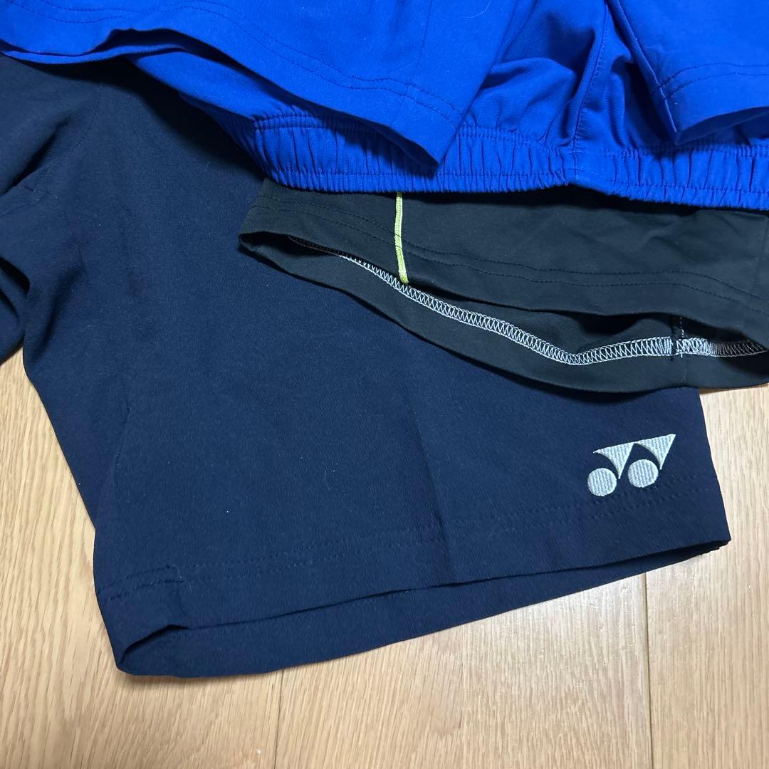 ヨネックス　バドミントンTシャツ1枚、ゲームパンツ、パンツ3枚セット　YONEX