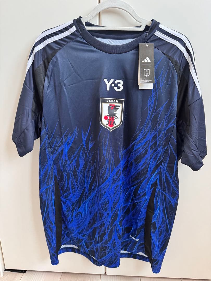 Y-3 サッカー日本代表 ユニフォーム風 Tシャツ adidas 半袖/ L