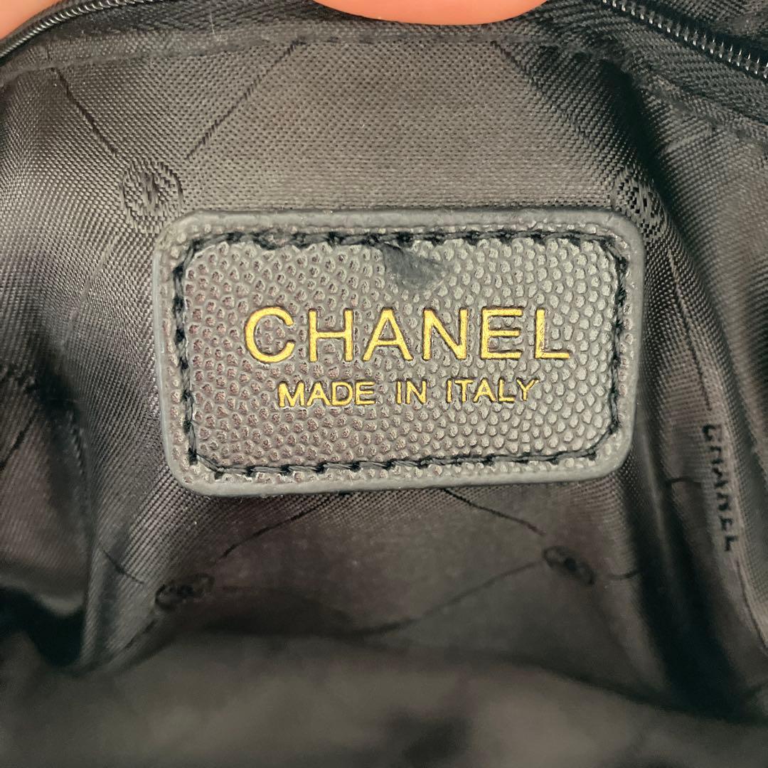 CHANEL ブラック バックパック　ノベルティ