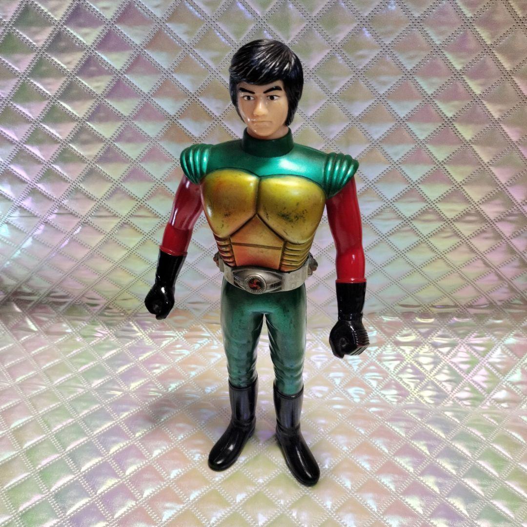 スカイライダー当時物・面とれソフビ・ポピー仮面ライダー