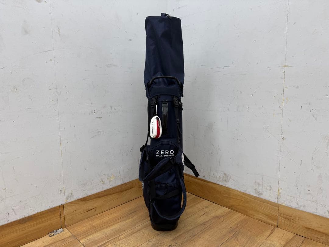 TG403☆極美品☆ゼロハリバートン☆スタンドキャディバッグ☆ゴルフ☆ネイビー