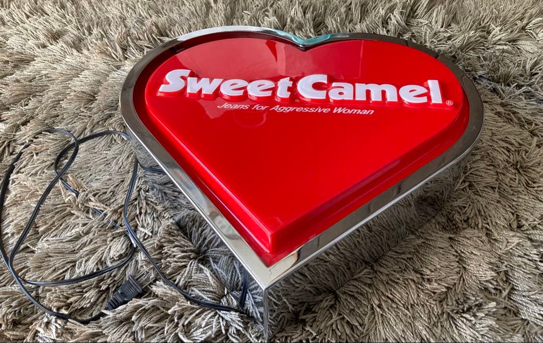 Sweet Camel 電飾看板 スゥィートキャメル非売品 ヴィンテージ超レア物