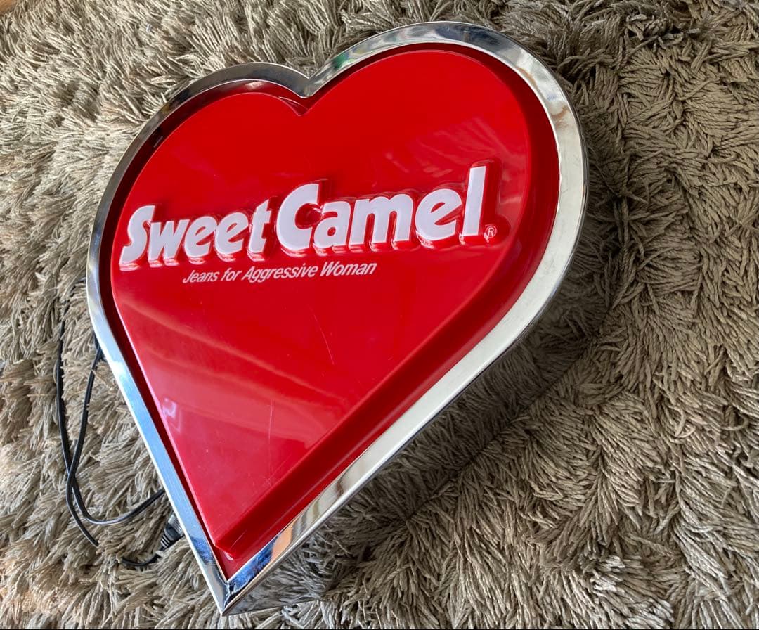 Sweet Camel 電飾看板 スゥィートキャメル非売品 ヴィンテージ超レア物