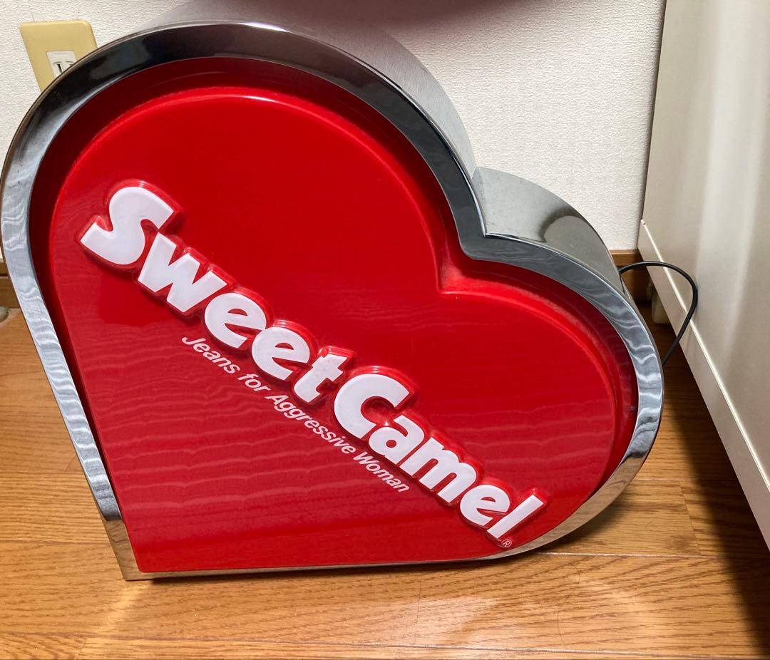 Sweet Camel 電飾看板 スゥィートキャメル非売品 ヴィンテージ超レア物