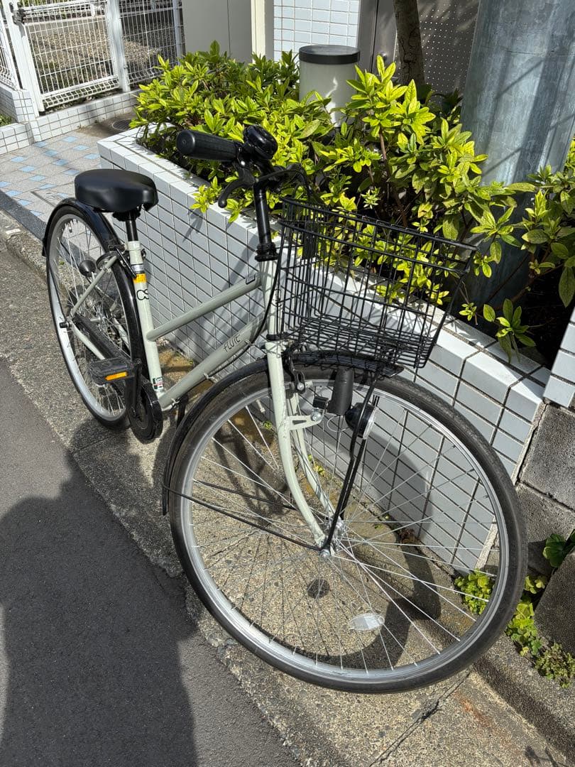 シティサイクル 前面バスケット付き