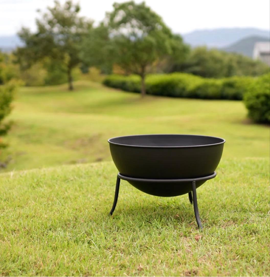 ボウル型 焚き火台 焚火台ファイヤーピット 61cm 新品 アウトレット