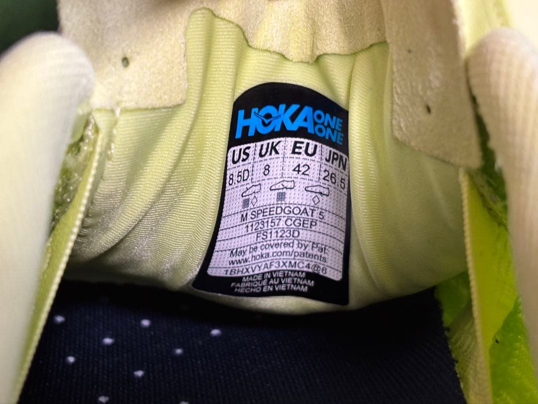 スパイク・シューズ HOKA ONE ONE M SPEEDGOAT5 26.5cm