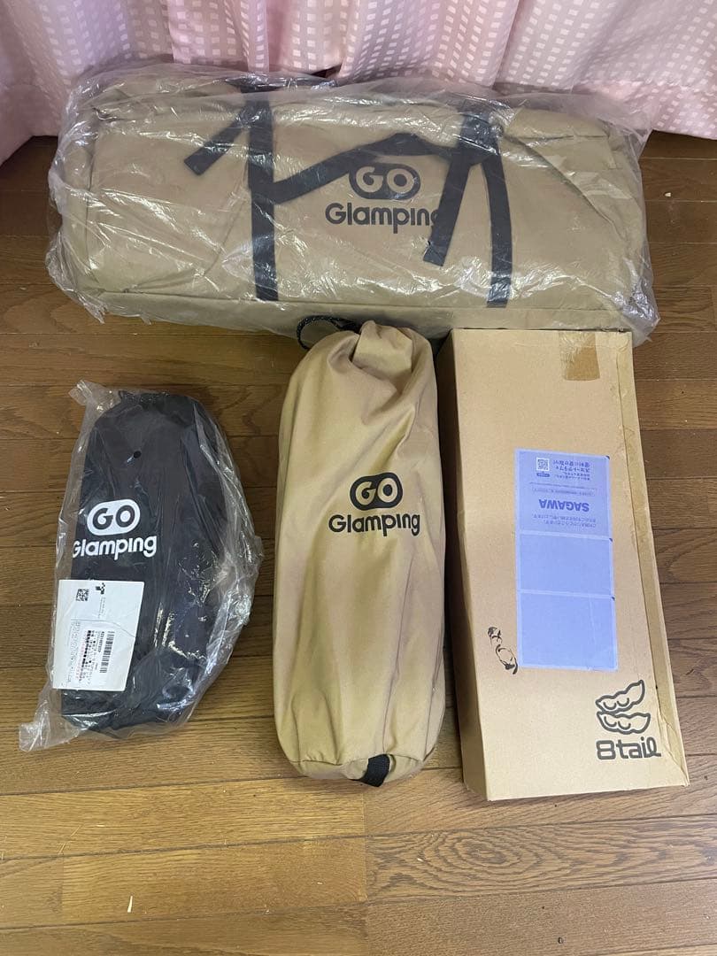 GOGlamping G・G PUP2.0 TC テント前幕メッシュ幕二又ポール