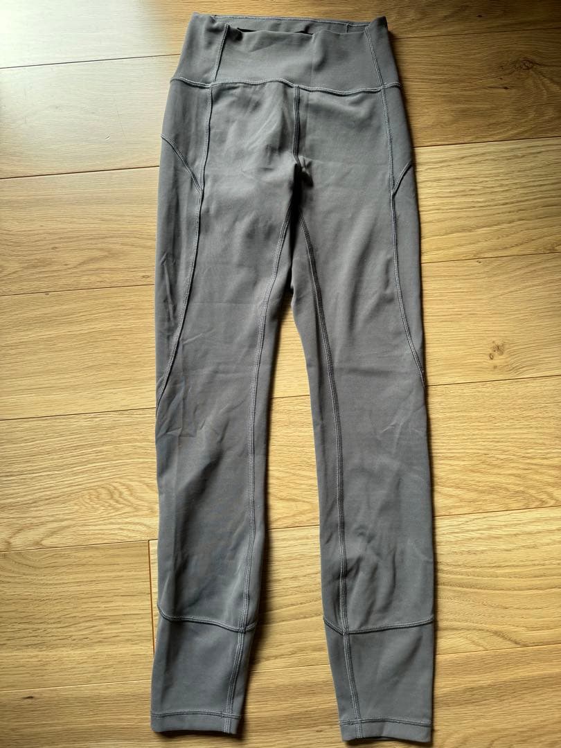 【 ルルレモン lululemon 】 レギンス グレー 匿名配送
