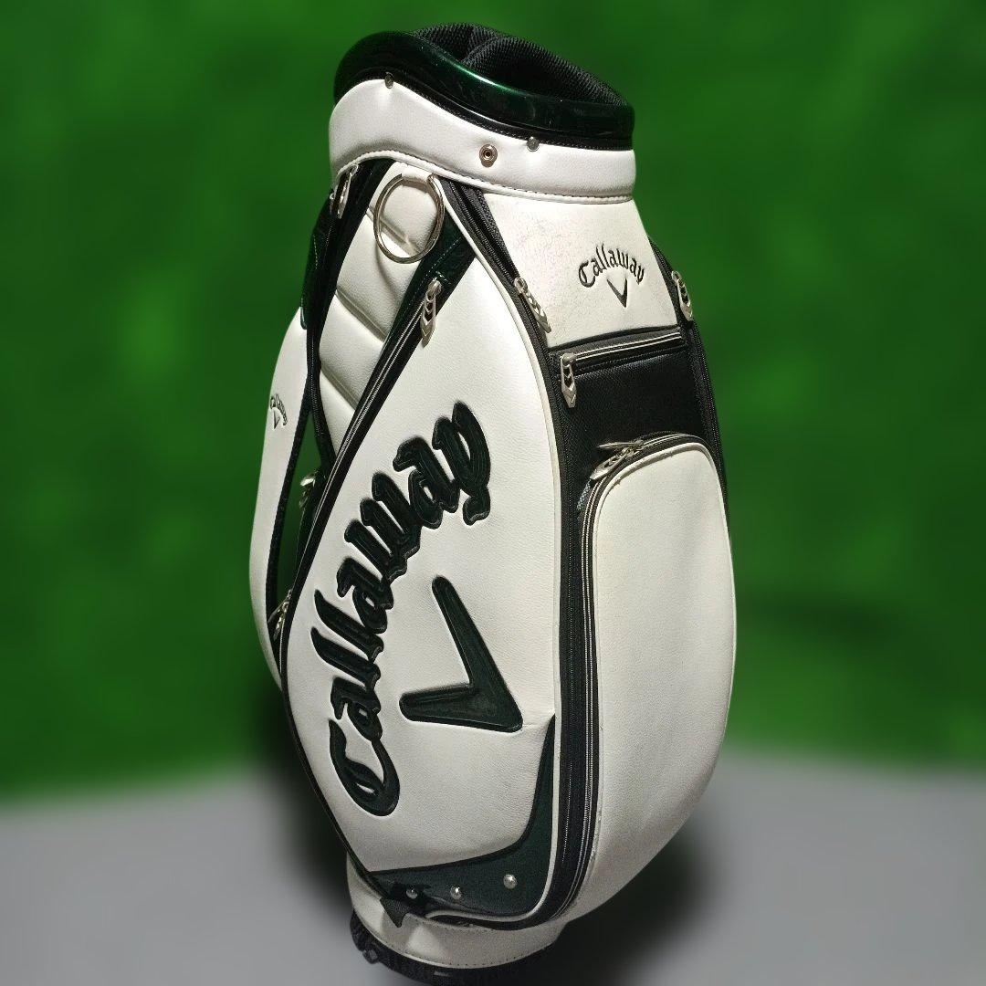 Callaway キャディバッグ ホワイト・グリーン フードなし
