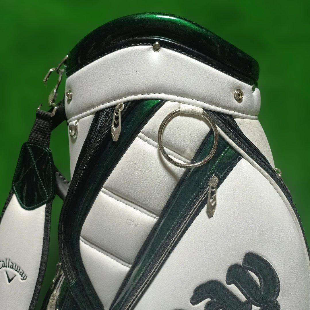 Callaway キャディバッグ ホワイト・グリーン フードなし