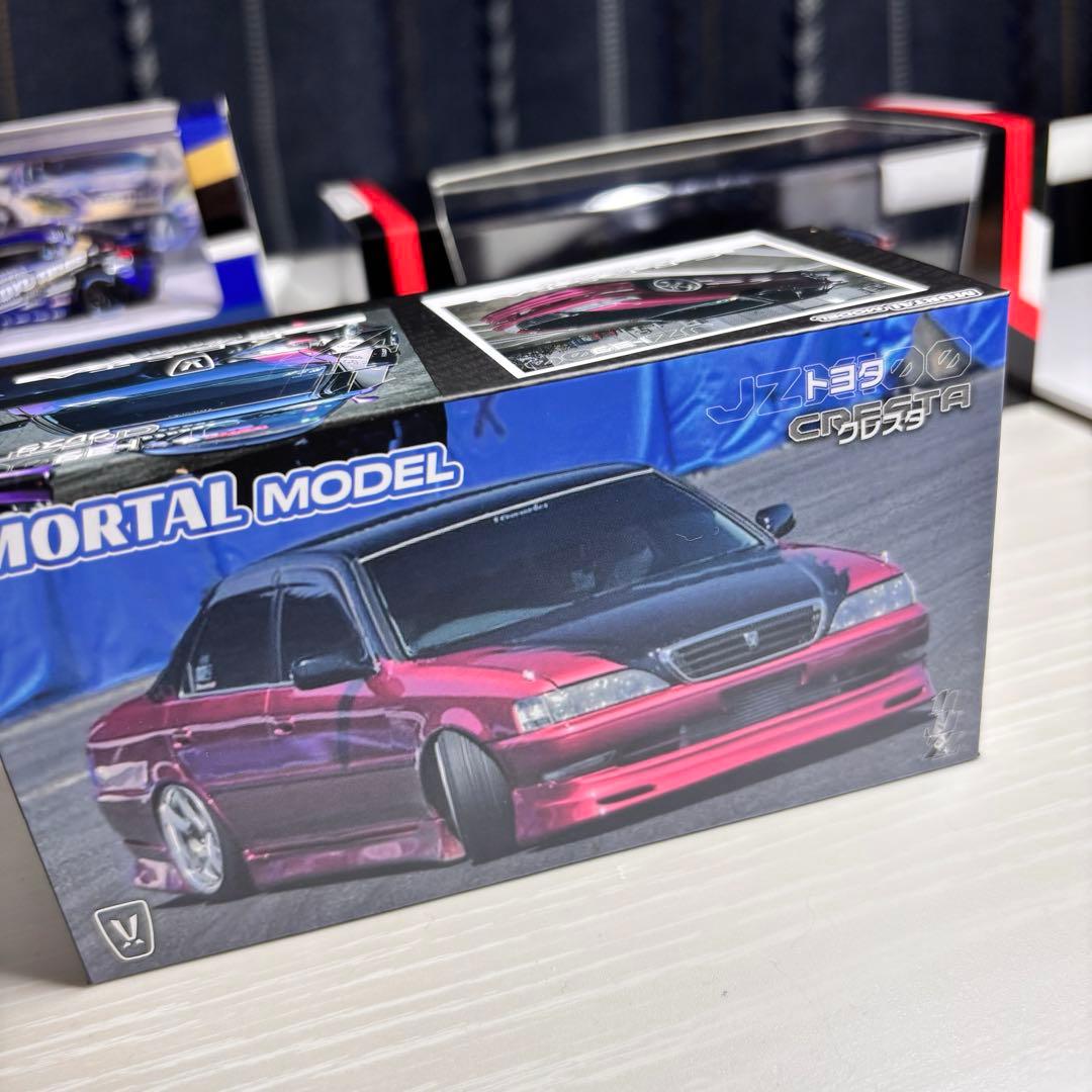 Mortal 1/64 トヨタ クレスタ Kimura Creative レッド
