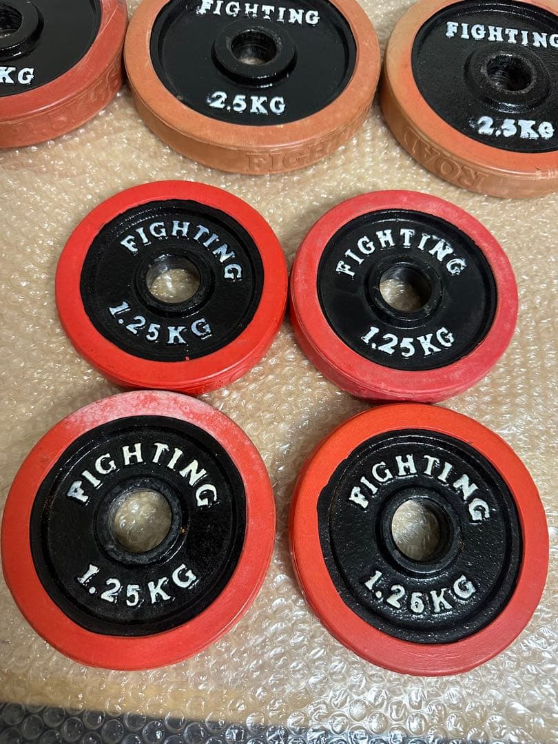 早い者勝ち ファイティングロード20kg セット シャフト付き