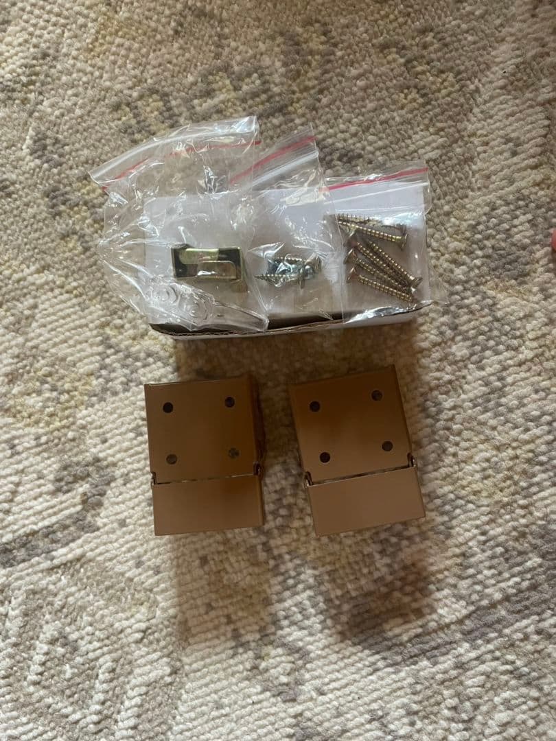 ブラウン 木製ブラインド コード式　×2セット