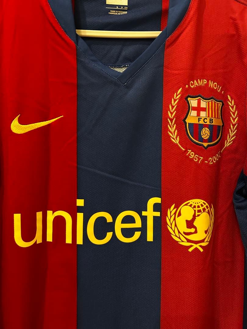 NIKE FC バルセロナ 長袖 記念 ユニフォーム Ｓ 日本Mサイズ