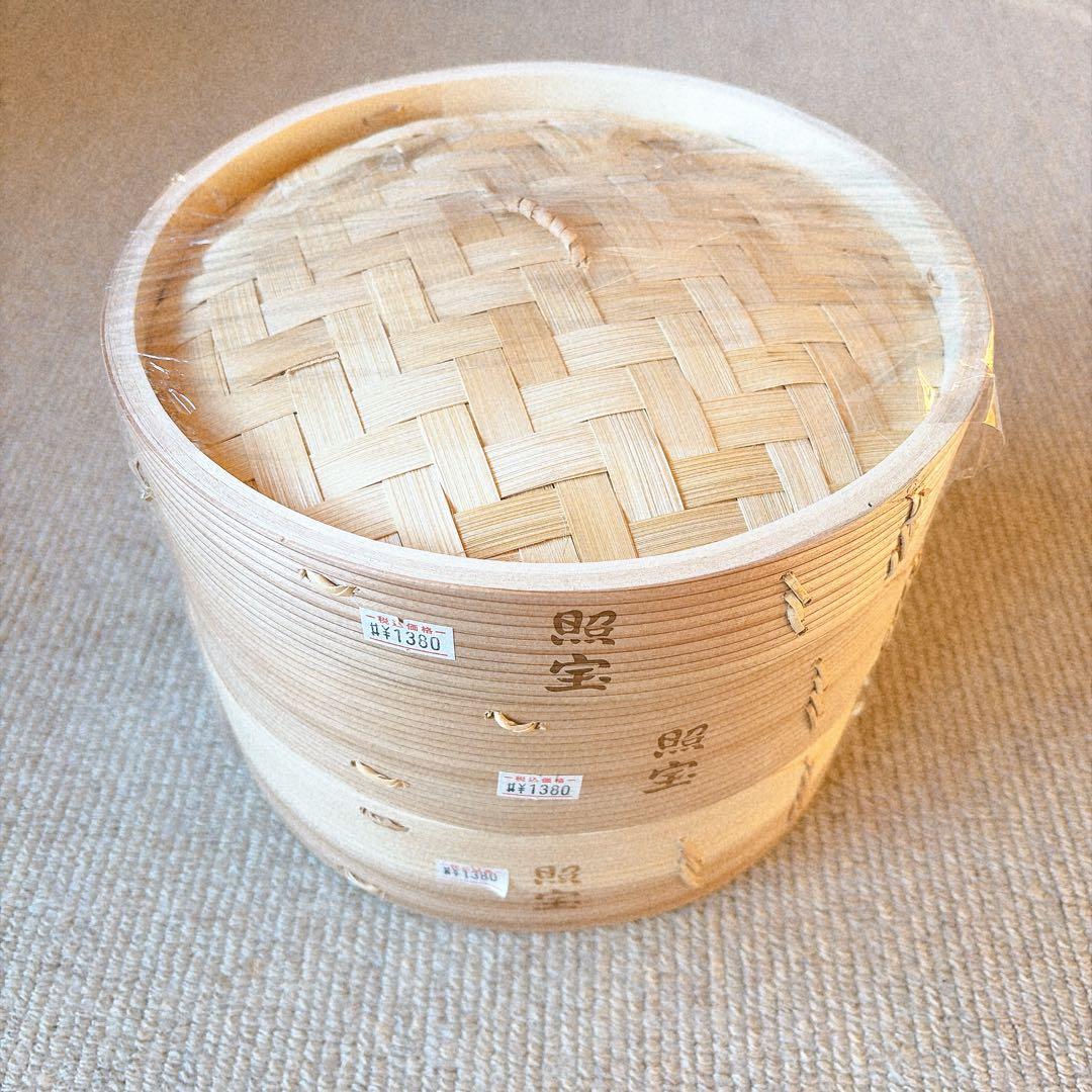 【新品未使用】照宝　せいろ　24cm 杉