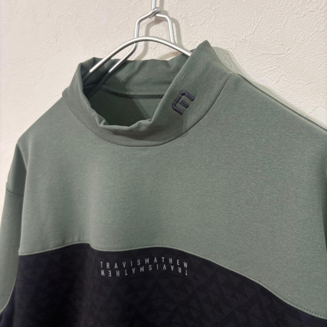 【TRAVIS MATHEW】新品　長袖モックシャツ　秋冬　ゴルフ　メンズ２ＸＬ