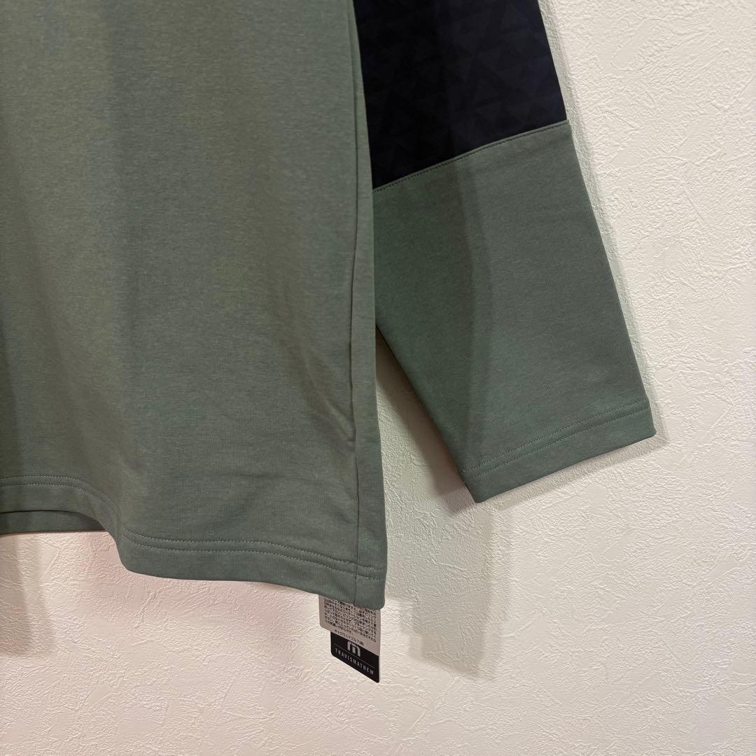 【TRAVIS MATHEW】新品　長袖モックシャツ　秋冬　ゴルフ　メンズ２ＸＬ