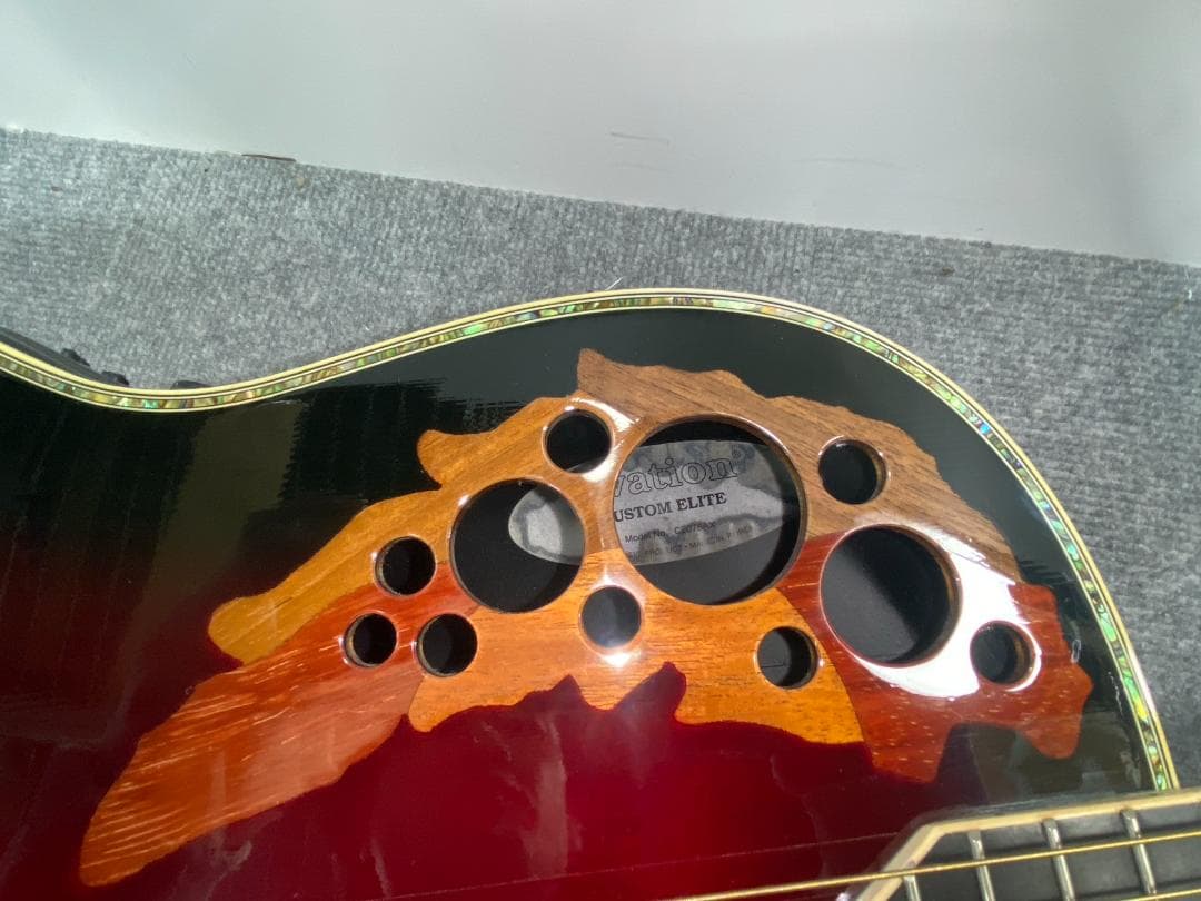 ギター OVATION CUSTOM ELITE model C2078AX KOREA
