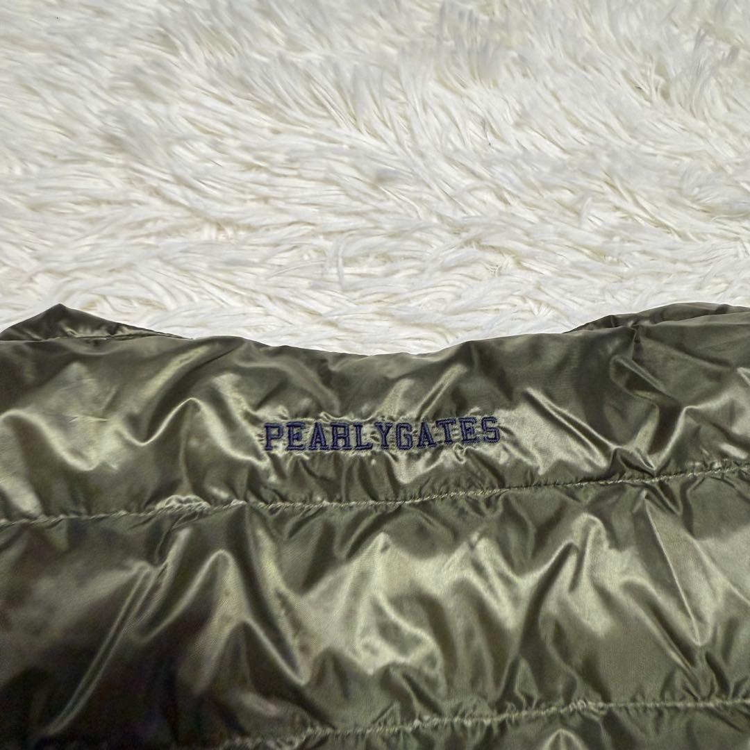 【PEARLY GATES】美品 ダウンベスト カーキ 6サイズ メンズ