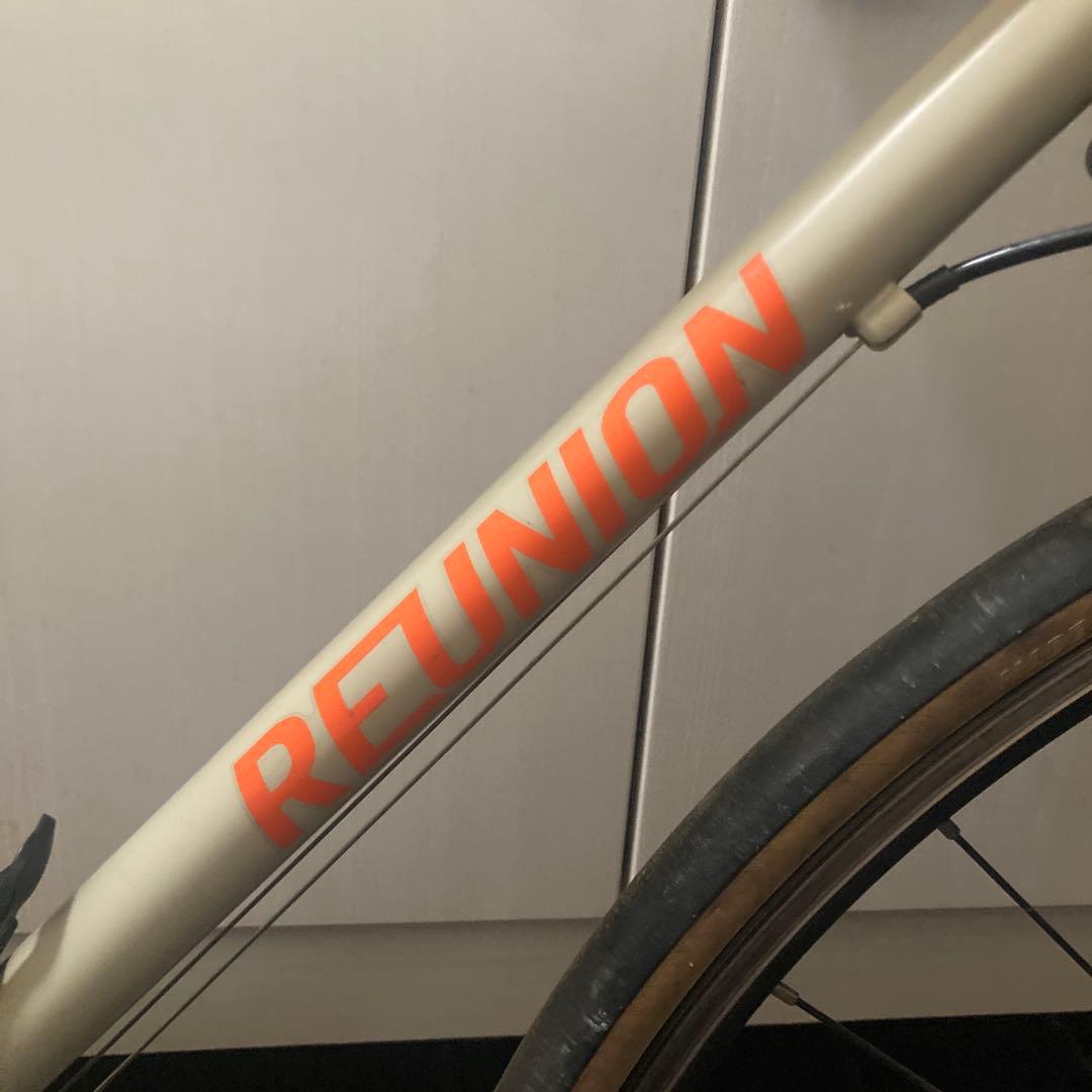 REUNION ロードバイク クリーム色