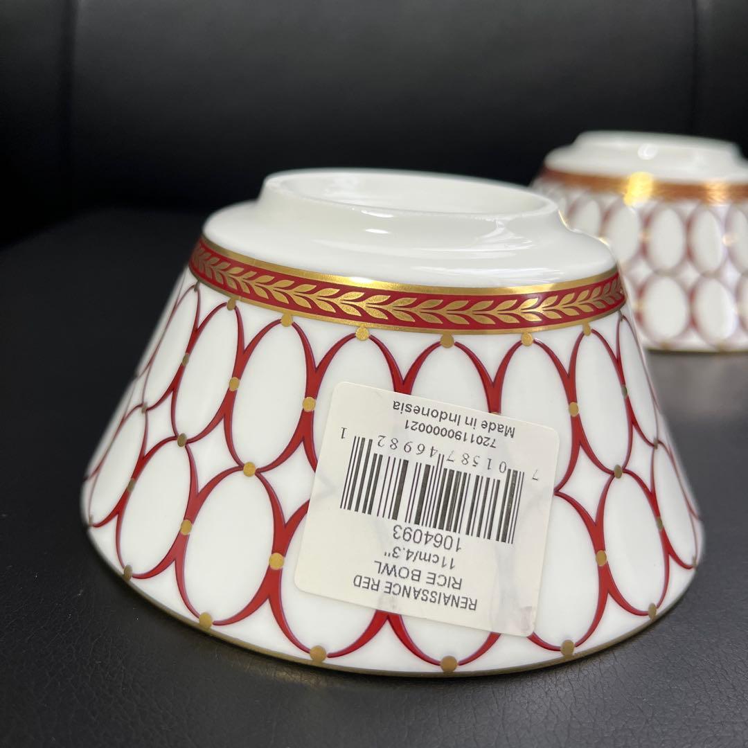［新品］ ルネッサンスゴールド(レッド) ボウルセット