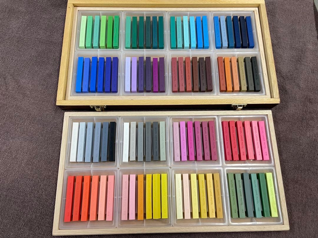 Nouvel Carré Pastel 96 木製パステルセット