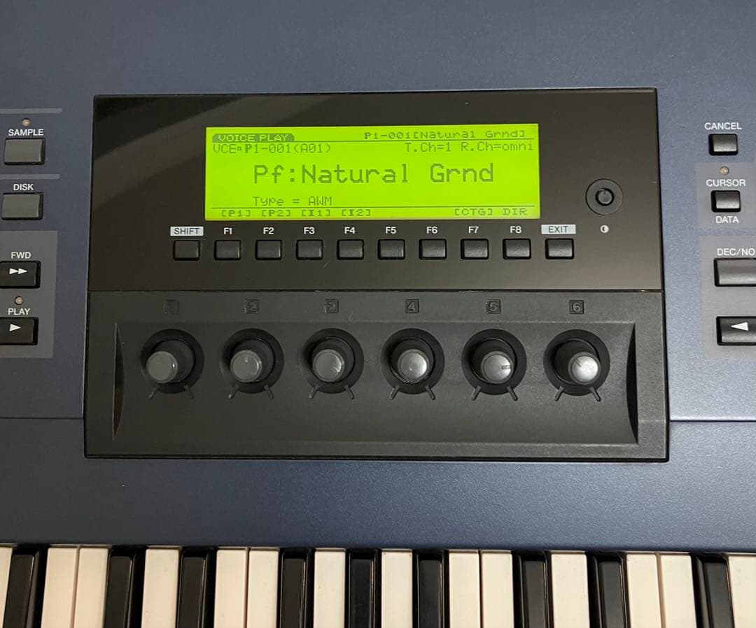 動作保証 YAMAHA シンセサイザー EX5 希少非売品フロッピー付き